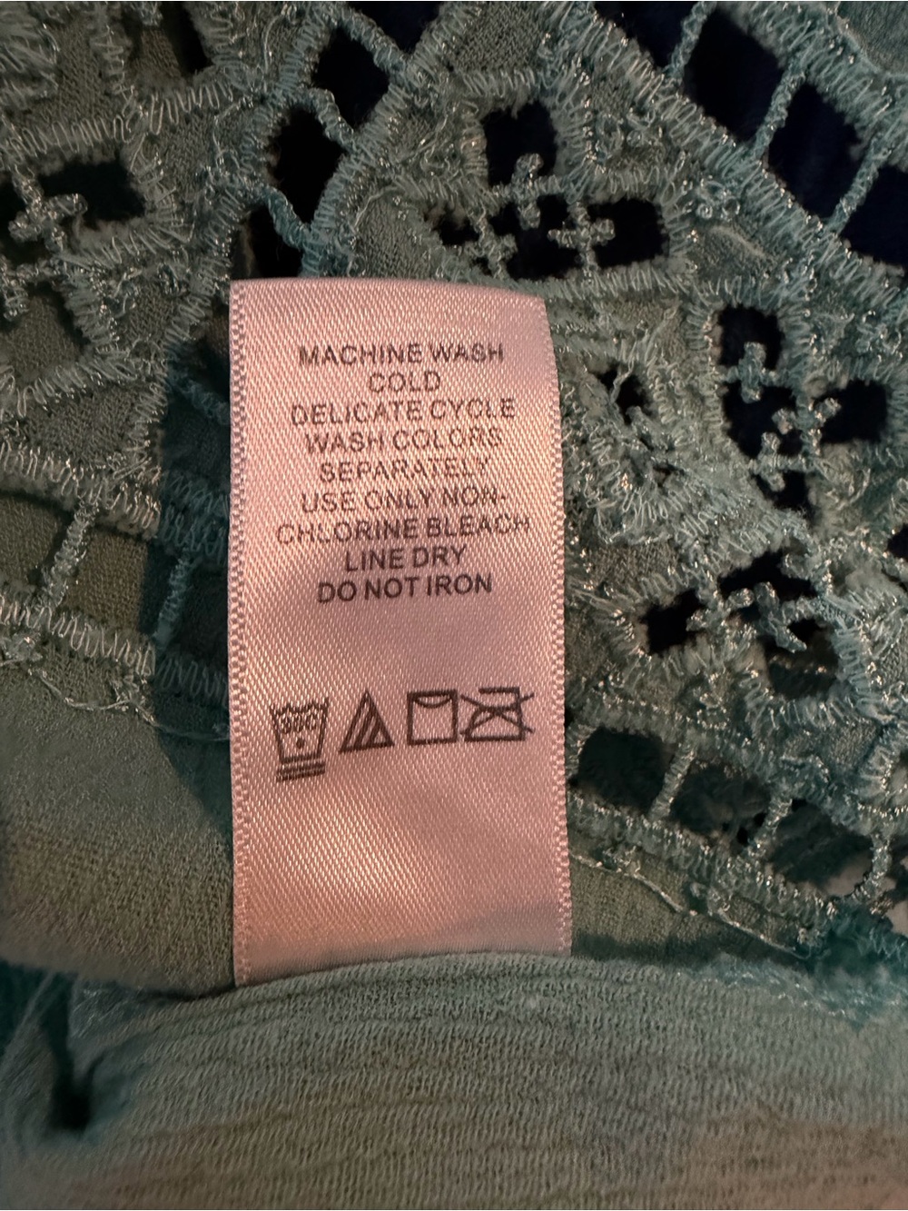 Roaman's Teal Embroidered Boho Tunic - Picture 4 of 4